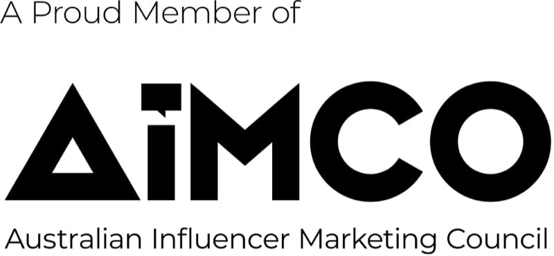 A Proud Member of AiMCO, the Australian Influencer Marketing Council